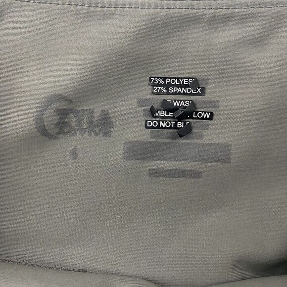 Zyia Active Gray Activewear Ankle Leggings Women's Size S Stretch Skinny - Picture 5 of 7